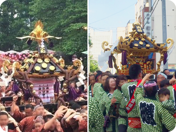 三社祭「浅草千和町会」「浅草町一町会」
